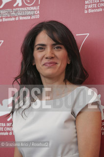67th Venice International Film Festival - Venice September 2, 2010 - Photocall of the film La Pecora Nera - The actress Maya Sansa