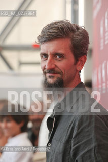 67th Venice International Film Festival - Venice September 2, 2010 - Photocall of the film La Pecora Nera - The director and actor Ascanio Celestini