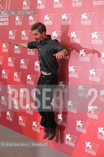 67th Venice International Film Festival - Venice September 2, 2010 - Photocall of the film La Pecora Nera - The director and actor Ascanio Celestini