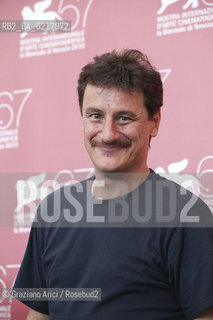 67th Venice International Film Festival - Venice September 2, 2010 - Photocall of the film La Pecora Nera - The actor Giorgio Tirabassi