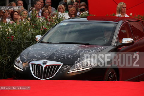 67th Venice International Film Festival - Venice September 2, 2010 - Red Carpet of the film Miral - Car with VIP autographs