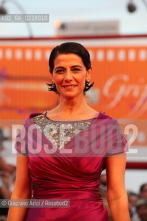 67th Venice International Film Festival - Venice September 2, 2010 - Red Carpet of the film Miral - The actress Hiam Abbass