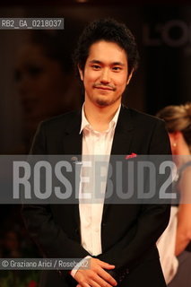 67th Venice International Film Festival - Venice September 2, 2010 - Red Carpet of the film Noruwei No Mori (Norvegian Wood) - The actor Kenichi Matsuyama