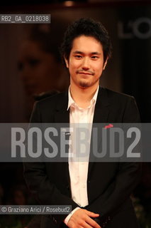 67th Venice International Film Festival - Venice September 2, 2010 - Red Carpet of the film Noruwei No Mori (Norvegian Wood) - The actor Kenichi Matsuyama
