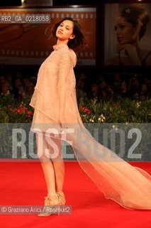 67th Venice International Film Festival - Venice September 2, 2010 - Red Carpet of the film Noruwei No Mori (Norvegian Wood) - The actress Kiko Mizuhara