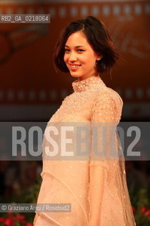 67th Venice International Film Festival - Venice September 2, 2010 - Red Carpet of the film Noruwei No Mori (Norvegian Wood) - The actress Kiko Mizuhara