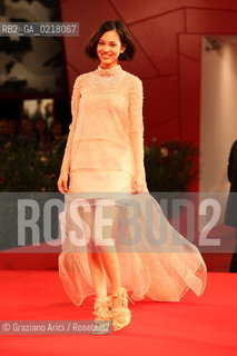 67th Venice International Film Festival - Venice September 2, 2010 - Red Carpet of the film Noruwei No Mori (Norvegian Wood) - The actress Kiko Mizuhara