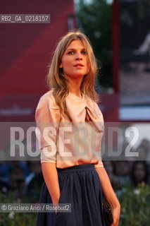 67th Venice International Film Festival - Venice September 3, 2010 - Red Carpet of the film Somewhere - Clemence Poesy, actress