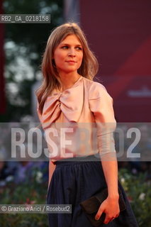 67th Venice International Film Festival - Venice September 3, 2010 - Red Carpet of the film Somewhere - Clemence Poesy, actress
