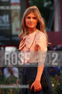 67th Venice International Film Festival - Venice September 3, 2010 - Red Carpet of the film Somewhere - Clemence Poesy, actress