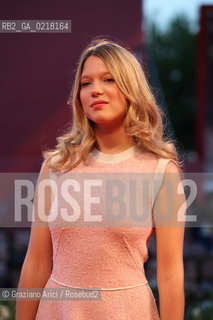 67th Venice International Film Festival - Venice September 3, 2010 - Red Carpet of the film Somewhere - Lea Seydoux, actress