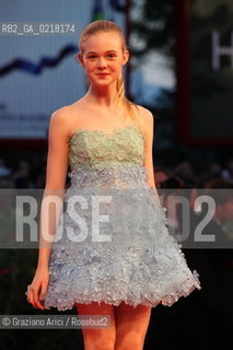 67th Venice International Film Festival - Venice September 3, 2010 - Red Carpet of the film Somewhere - The actress Elle Fanning.