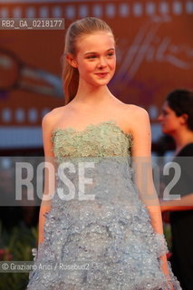 67th Venice International Film Festival - Venice September 3, 2010 - Red Carpet of the film Somewhere - The actress Elle Fanning.