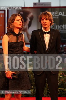 67th Venice International Film Festival - Venice September 3, 2010 - Red Carpet of the film Somewhere - The Director Sofia Coppola with Thomas Mars
