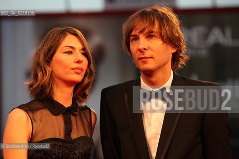 67th Venice International Film Festival - Venice September 3, 2010 - Red Carpet of the film Somewhere - The Director Sofia Coppola with Thomas Mars