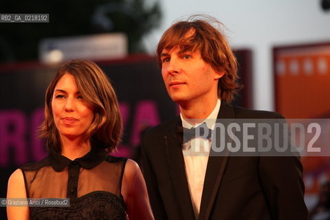 67th Venice International Film Festival - Venice September 3, 2010 - Red Carpet of the film Somewhere - The Director Sofia Coppola with Thomas Mars