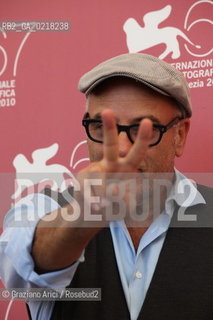 67th Venice International Film Festival - Venice September 4, 2010 - Photocall of the film La Commedia - The director Amos Poe