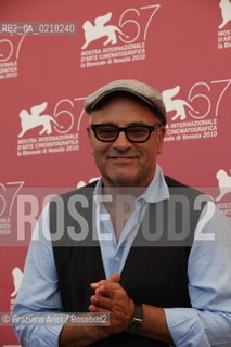 67th Venice International Film Festival - Venice September 4, 2010 - Photocall of the film La Commedia - The director Amos Poe