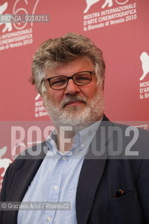 67th Venice International Film Festival - Venice September 4, 2010 - Photocall of the film La Passione - The director Carlo Mazzacurati