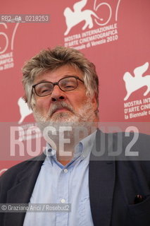 67th Venice International Film Festival - Venice September 4, 2010 - Photocall of the film La Passione - The director Carlo Mazzacurati