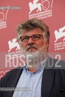 67th Venice International Film Festival - Venice September 4, 2010 - Photocall of the film La Passione - The director Carlo Mazzacurati