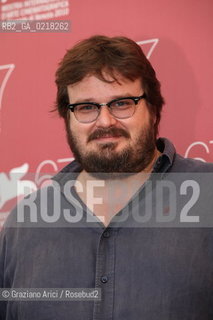 67th Venice International Film Festival - Venice September 4, 2010 - Photocall of the film La Passione - The actor Giuseppe Battiston