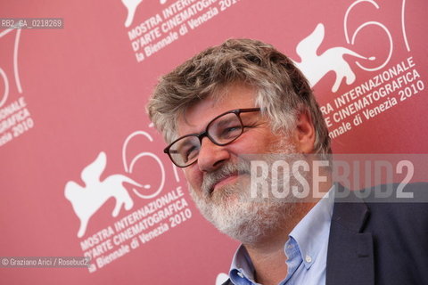 67th Venice International Film Festival - Venice September 4, 2010 - Photocall of the film La Passione - The director Carlo Mazzacurati