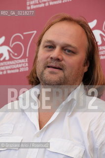 67th Venice International Film Festival - Venice September 4, 2010 - Photocall of the film Ovsyanki (Silent Souls) - The director Aleksei Fedorchenko