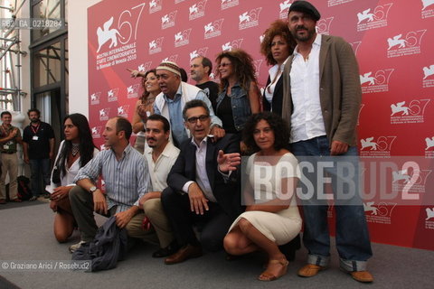 67th Venice International Film Festival - Venice September 4, 2010 - Photocall of the film Passione - The director John Turturro with the cast