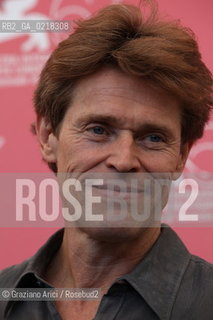 67th Venice International Film Festival - Venice September 4, 2010 - Photocall of the film A Woman - The actor Willem Dafoe