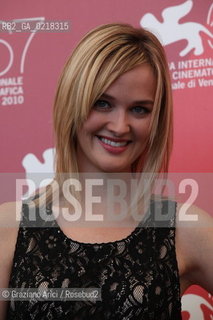 67th Venice International Film Festival - Venice September 4, 2010 - Photocall of the film A Woman - The actress Jess Weixler