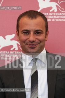 67th Venice International Film Festival - Venice September 4, 2010 - Photocall of the film A Bassa Marea - The actor Giulio Stasi