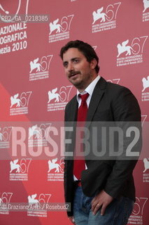67th Venice International Film Festival - Venice September 5, 2010 - Photocall of the film Post Mortem - The director Pablo Larrain