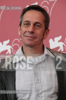 67th Venice International Film Festival - Venice September 5, 2010 - Photocall of the film Post Mortem - Alfredo Castro actor