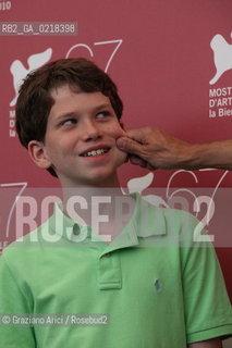 67th Venice International Film Festival - Venice September 5, 2010 - Photocall of the film Meeks Cutoff - The actor Tommy Nelson
