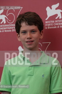 67th Venice International Film Festival - Venice September 5, 2010 - Photocall of the film Meeks Cutoff - The actor Tommy Nelson