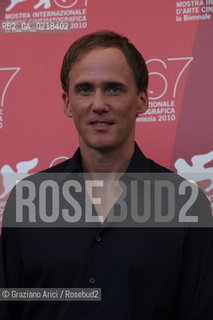67th Venice International Film Festival - Venice September 5, 2010 - Photocall of the film Meeks Cutoff - The actor Neal Huff