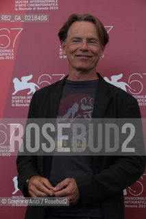 67th Venice International Film Festival - Venice September 5, 2010 - Photocall of the film Meeks Cutoff - The actor Bruce Greenwood