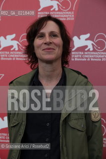 67th Venice International Film Festival - Venice September 5, 2010 - Photocall of the film Meeks Cutoff - The director Kelly Reichardt