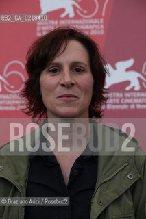 67th Venice International Film Festival - Venice September 5, 2010 - Photocall of the film Meeks Cutoff - The director Kelly Reichardt