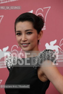 67th Venice International Film Festival - Venice September 5, 2010 - Photocall of the film Di Renjie Zhi Tongtian Diguo (Detective Dee and the Mystery of the Phantom Flame) - The actress Li Bingbing