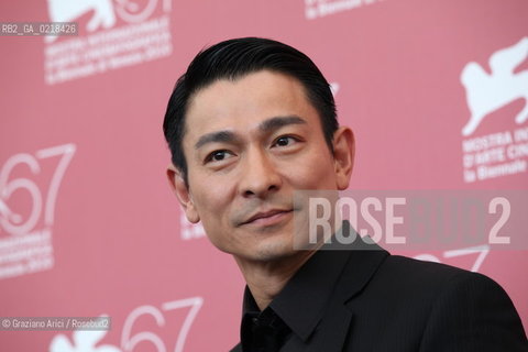 67th Venice International Film Festival - Venice September 5, 2010 - Photocall of the film Di Renjie Zhi Tongtian Diguo (Detective Dee and the Mystery of the Phantom Flame) - The actor Andy Lau