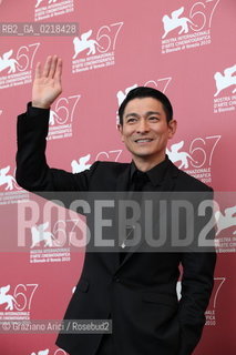 67th Venice International Film Festival - Venice September 5, 2010 - Photocall of the film Di Renjie Zhi Tongtian Diguo (Detective Dee and the Mystery of the Phantom Flame) - The actor Andy Lau