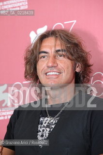 67th Venice International Film Festival - Venice September 5, 2010 - Photocall of the film Niente Paura, Come Siamo Come Eravamo e le Canzoni di Luciano Ligabue - Luciano Ligabue singer