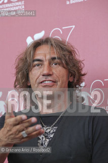 67th Venice International Film Festival - Venice September 5, 2010 - Photocall of the film Niente Paura, Come Siamo Come Eravamo e le Canzoni di Luciano Ligabue - Luciano Ligabue singer