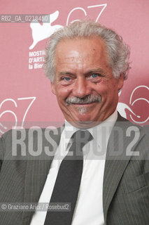 67th Venice International Film Festival - Venice September 5, 2010 - Photocall of the film 20 sigarette -  The actor Giorgio Colangeli