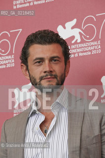 67th Venice International Film Festival - Venice September 5, 2010 - Photocall of the film 20 sigarette -  The actor Vinicio Marchioni