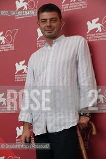 67th Venice International Film Festival - Venice September 5, 2010 - Photocall of the film 20 sigarette -  The director Aureliano Amadei