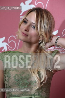 67th Venice International Film Festival - Venice September 5, 2010 - Photocall of the film 20 sigarette -  The actress Carolina Crescentini