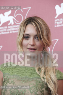 67th Venice International Film Festival - Venice September 5, 2010 - Photocall of the film 20 sigarette -  The actress Carolina Crescentini